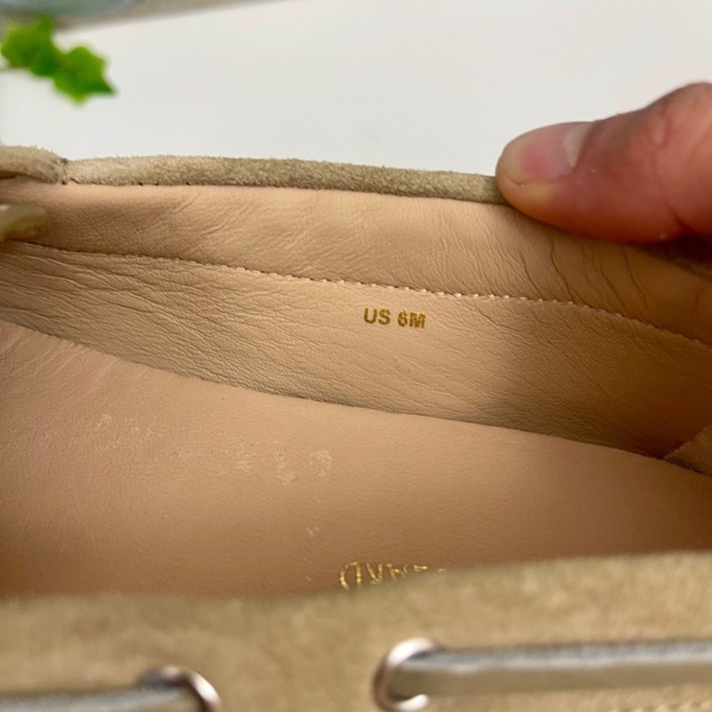 New Veronica Beard Jia Boater Flats in Sand Size 6 - Picture 12 of 14